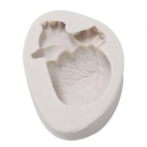 MOLDE SILICON 605 CORAZON REAL 6.4X7.7CM