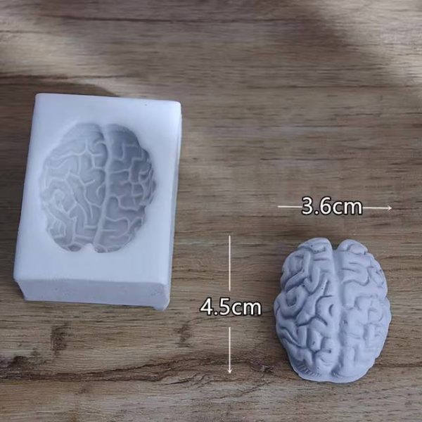 MOLDE SILICON 606 CEREBRO3.6X4.5CM