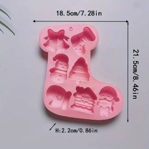 MOLDE SILICON 607 NAVIDAD BOTA