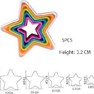 CORTADOR ESTRELLA X 5  PLAST