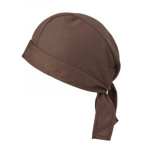 GORRO DE TELA CAFE