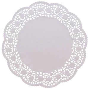 TAPETE #6 15CM BLANCO PAQX100