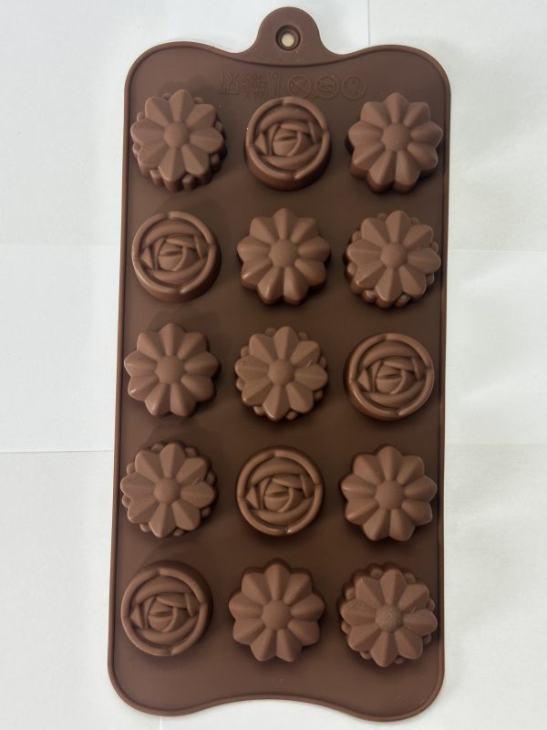 MOLDE SILICON 509 BOMBON FLORES VARIAS