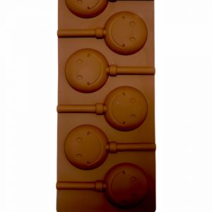 MOLDE SILICONA 535 PALETA CARITA FELIZ
