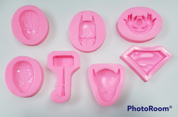 MOLDE SILICON 876 SUPER HEROES