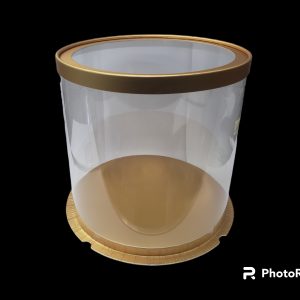 CAJA TORTA ACETATO 26X26X24 RED