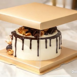 CAJA TORTA ACETATO 30X30X25 CUAD