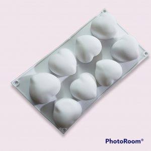MOLDE SILICON 770 CORAZON LISO