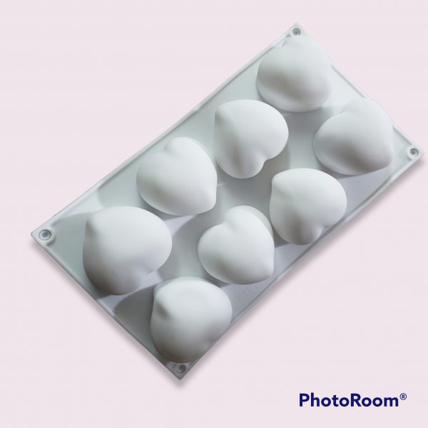 MOLDE SILICON 770 CORAZON LISO