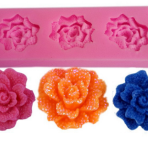 MOLDE SILICONA 285 TRES ROSAS
