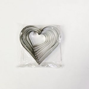 CORTADOR NACIONAL CORAZON GRANDE X 9 LLANO X 2CM
