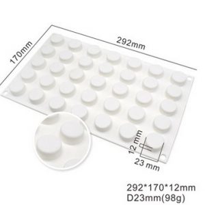 MOLDE SILICON 731 MONEDA 23X12MM