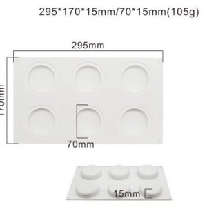 MOLDE SILICON 732 REDONDO 70MM