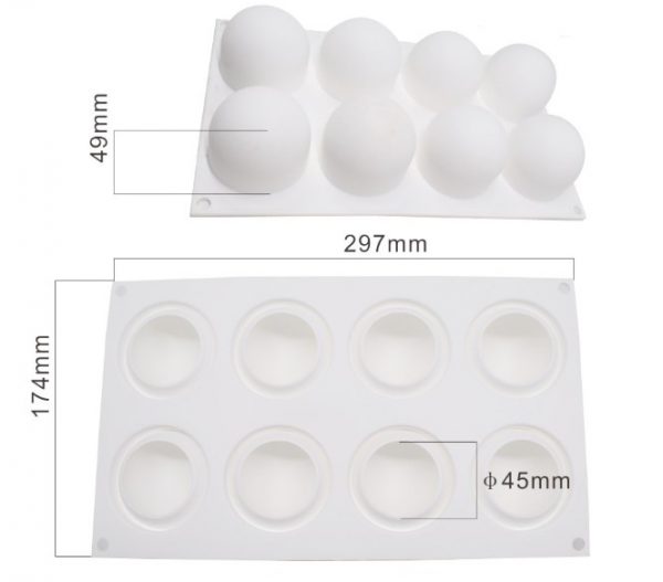 MOLDE SILICON 5733 CIRCUNFERENCIA 45MM
