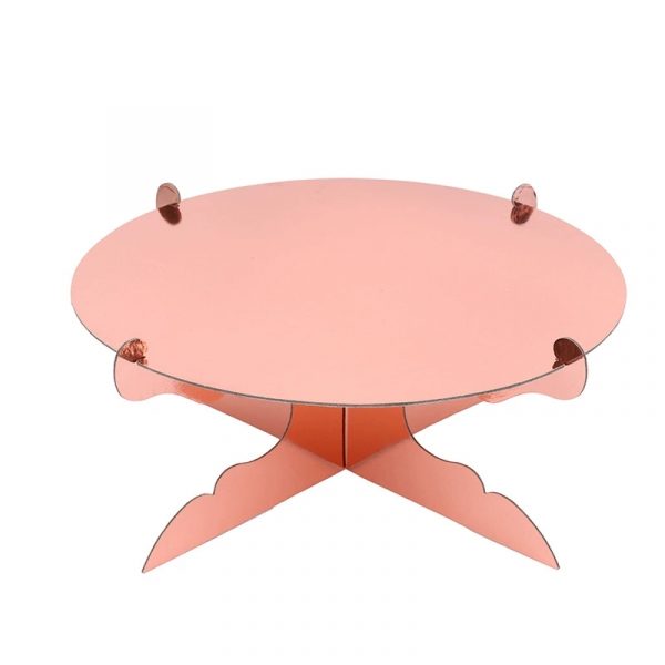 PEDESTAL CARTON ORO ROSADO  X1