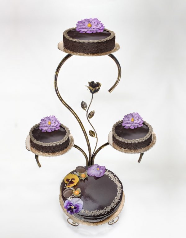 PEDESTAL ROSA X 1