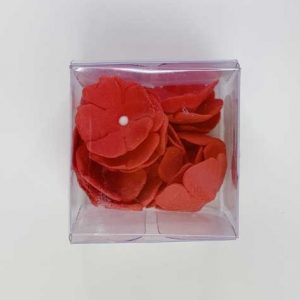 FLOR SILVES ROJO