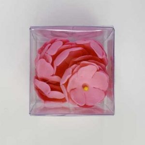 FLOR SILVES ROSADA