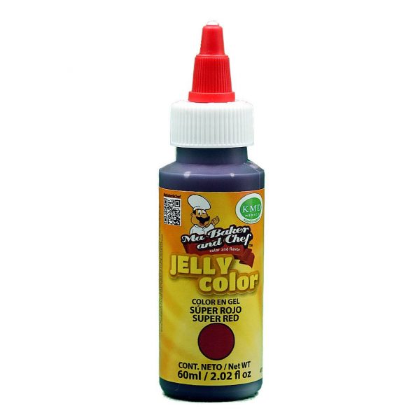 COLORANTE GEL 60ML SUPER ROJO
