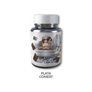 COLORANTE METAL PLATA 50ML