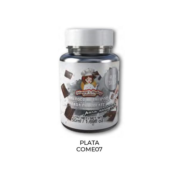 COLORANTE METAL PLATA 50ML