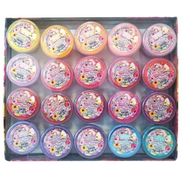KIT DE MATIZADOR POLVO PETALOS Y FLORES 20 UND
