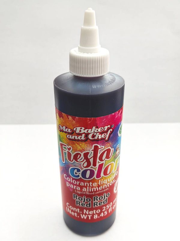 COLORANTE FIESTA ROJO ROJO 250ML