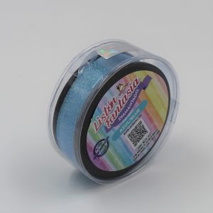 LISTON DIAMANTADO AZUL 2CM ANCHO/840LARGO