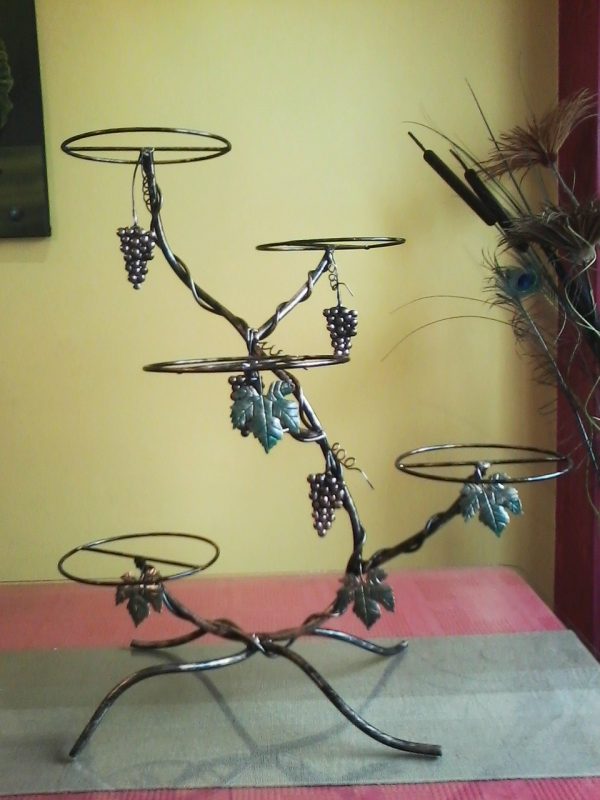 PEDESTAL ARBOL UVAS