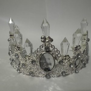 CORONA DE CRISTALES 13CM DIAM X 7.5CM ALTO