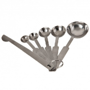 CUCHARAS DE MEDIDA METALICA X6
