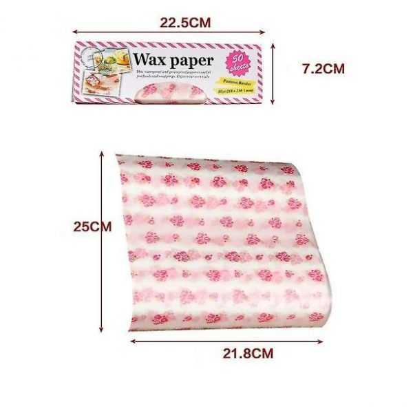 PAPEL ENCERADO FIGURAS VARIAS50 HOJAS 250X215MM