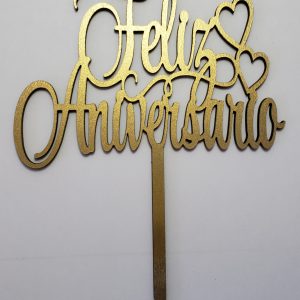 TOPPER FELIZ ANIVERSARIO