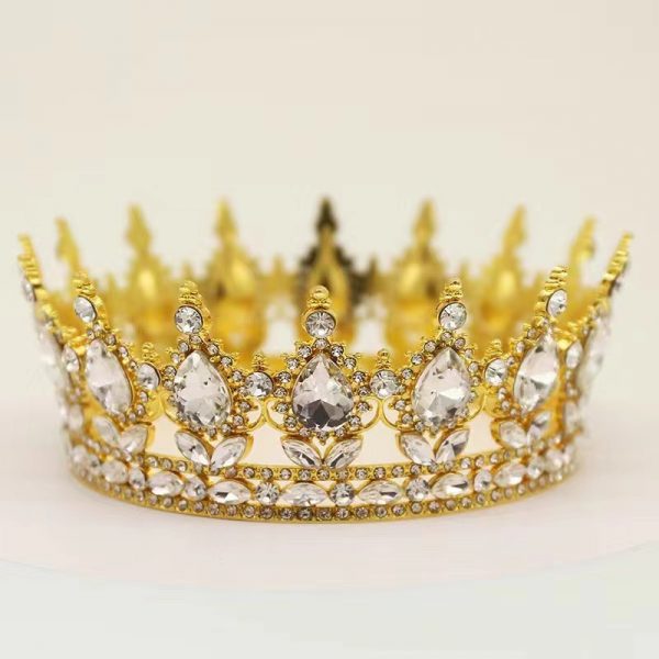 CORONA DE REINA DORADA 12.5CMX5.4CM