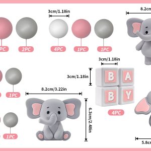 GLOBOS SET ELEFANTE ROSA