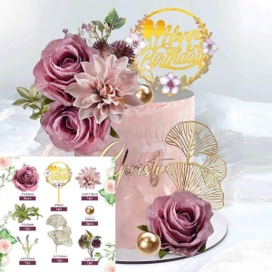 SET DECORATIVO HAPPY B Y FLOR LILA