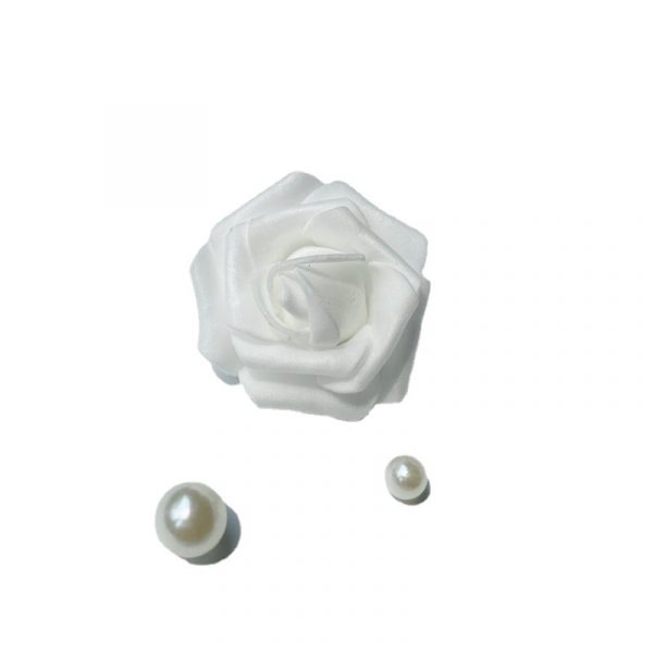 ROSA PEQ BLANCA 6CM XUNID