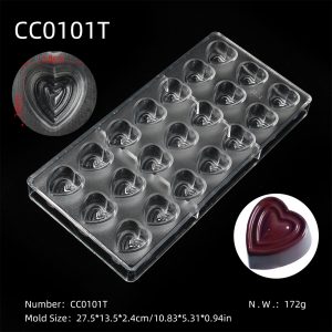 MOLDE POLICARBONATO 706 DOBLE CORAZON
