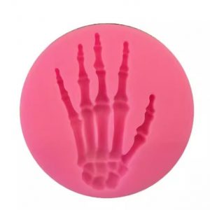 MOLDE SILICON 963 HALLOWEEN A MANO ESQUELETICA