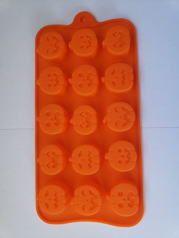 MOLDE SILICON 969 HALLOWEEN BOMBON CALABAZA