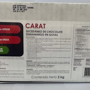 CHOCOLATE CARAT 2KL SEMIAMARGO PURATO