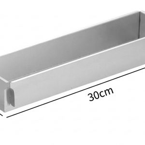 MOLDE PARA TORTA RECTANGULAR TIRAMISU 30CMX10CMX6CM