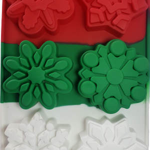 MOLDE SILICON 050 NAVIDAD COPOS X6