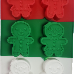 MOLDE SILICON 067 NAVIDAD X6 JENGIBRE