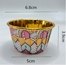 ENVASE CUPCAKE ARABESCOMETAL PAQX50UNID