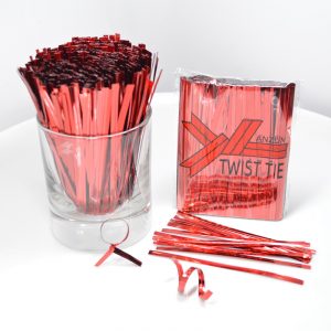 CINTA METALIZADA ROJA 850PZS