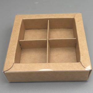 CAJA PARA BOMBONES X4DIV