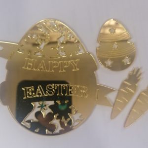 TOPPER Y MONEDA ACRILICO PASCUA